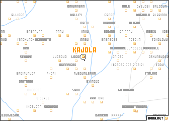 map of Kajola