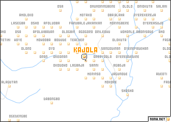 map of Kajola