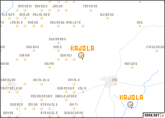 map of Kajola