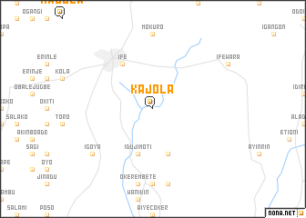 map of Kajola