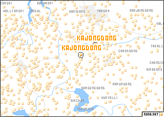 map of Kajŏng-dong