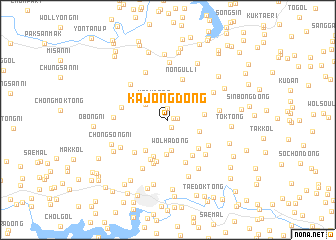 map of Kajŏng-dong