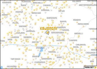 map of Kajŏng-ni