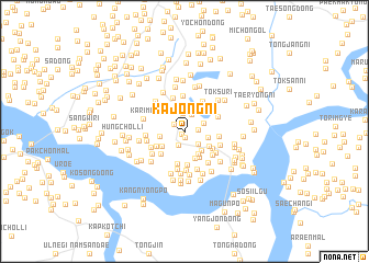 map of Kajŏng-ni