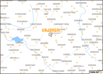 map of Kajŏng-ni