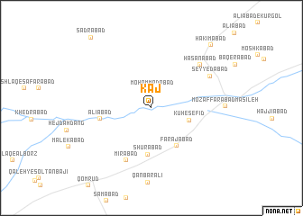 map of Kāj