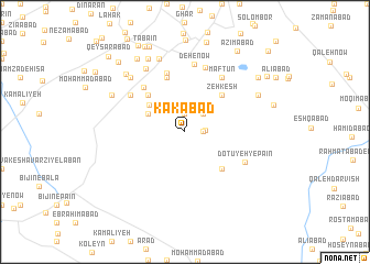 map of Kakābād