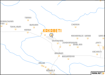 map of Kakabetʼi