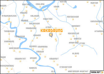 map of Kakadaung