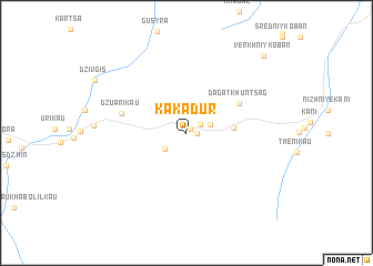 map of Kakadur