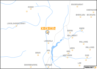 map of Kākāhīr