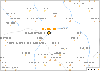 map of Kakajīn