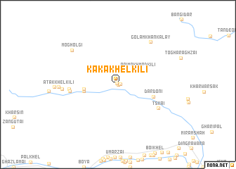 map of Kāka Khel Kili