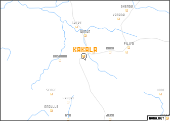 map of Kakala