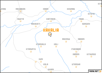 map of Kakalia