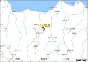 map of Kakalo