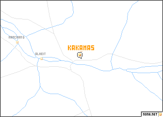 Kakamas (South Africa) map - nona.net