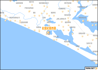 map of Kakama