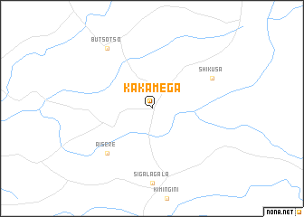 map of Kakamega