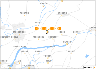 map of Kakamigahara