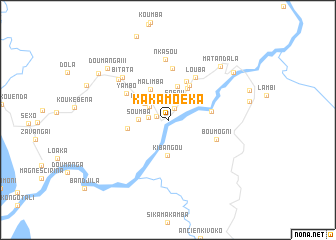 map of Kakamoéka