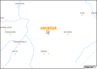 map of Kakanda