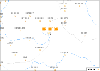 map of Kakanda