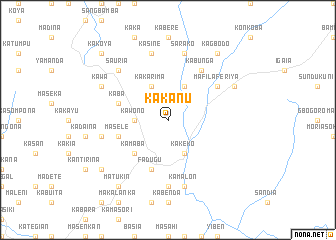 map of Kakanu