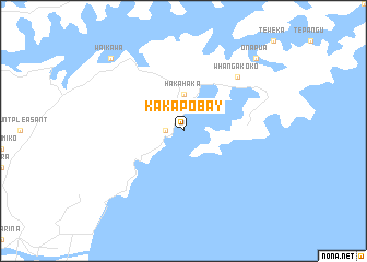 map of Kakapo Bay