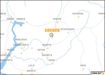 map of Kakara