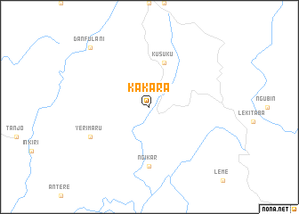 map of Kakara