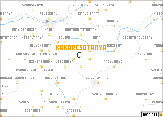 map of Kakarcsótanya