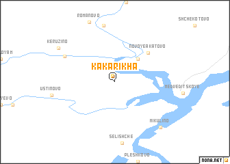 map of Kakarikha