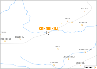 map of Kākari Kili