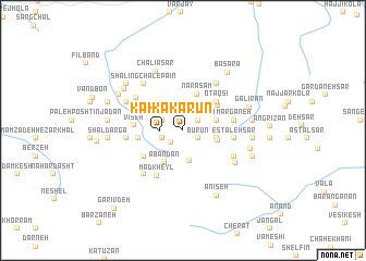map of Kakārūn