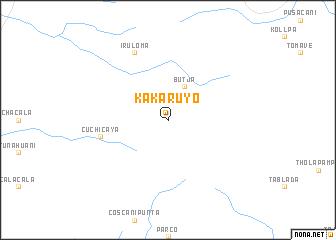 map of Kakaruyo