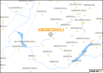 map of Kakarzai Kili