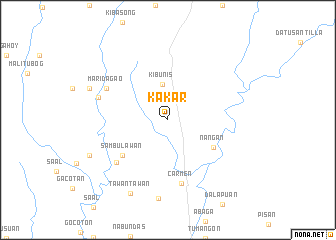 map of Kakar