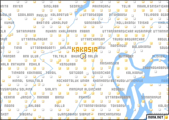 map of Kākasia