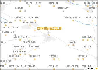 map of Kakasiszőlő