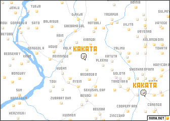 map of Kakata