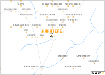 map of Kakaténé
