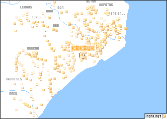 map of Kakauk