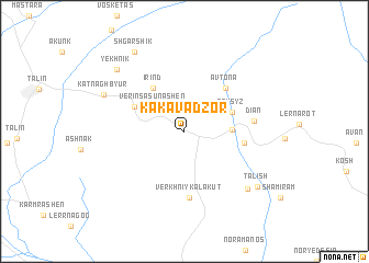 map of Kakʼavadzor