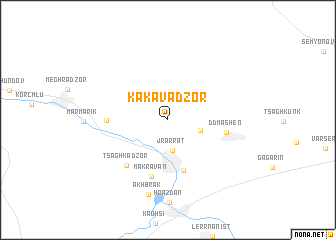 map of Kakavadzor