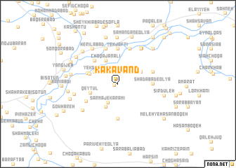 map of Kākāvand