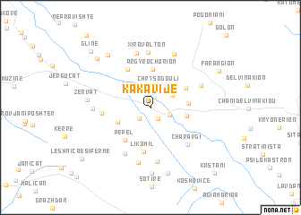 map of Kakavijë