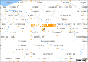 map of Kakavoulaíika