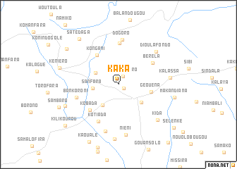 map of Kaka