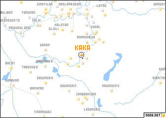 map of Kaka